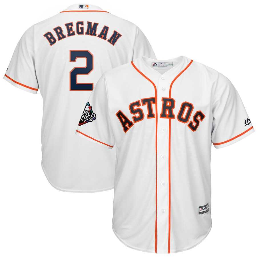 Astros 2 Alex Bregman White 2019 World Series Bound Cool Base Jersey,We sell and wholesale Astros 2 Alex Bregman White 2019 World Series Bound Cool Base Jersey on line form chian!